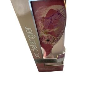 Pink Floral Pro Detangler Brush